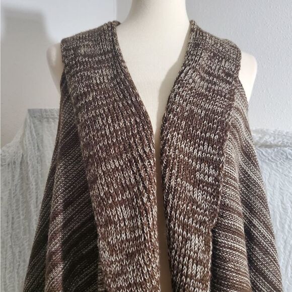 Dots Knit Open Sweater Cardigan Size Medium - Picture 6 of 10